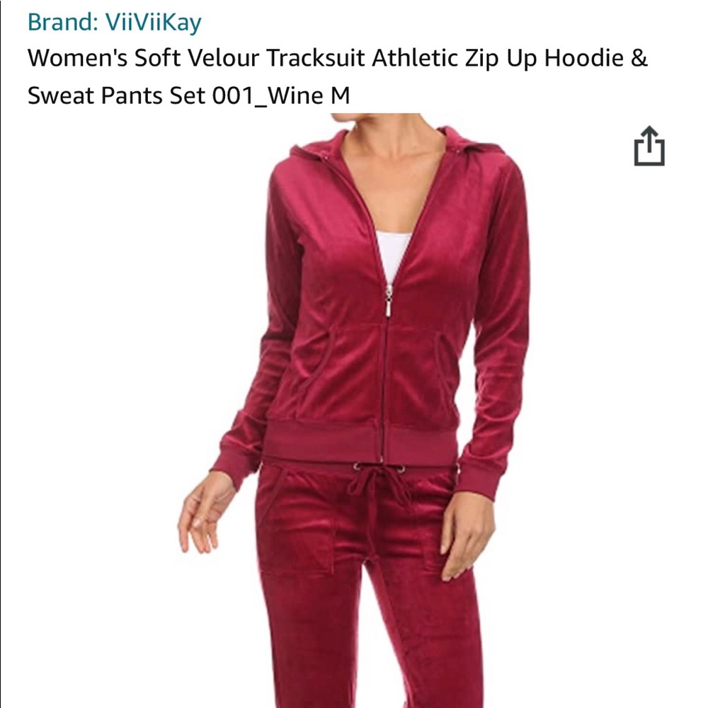 Women’s Velvet Hoodie & Pants Set